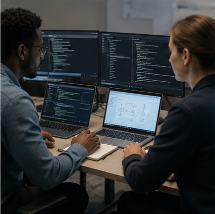Team connecting systems and testing workflows